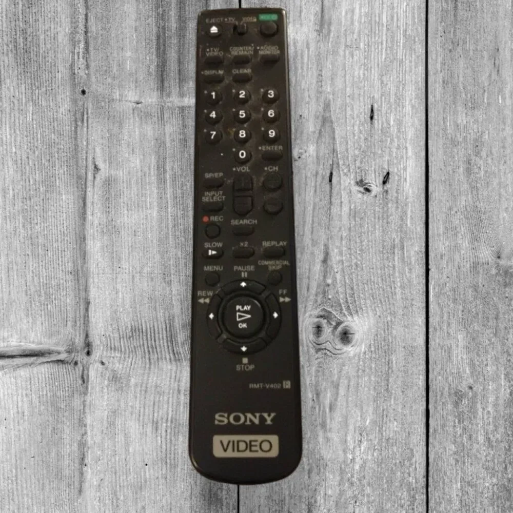 Original Genuine Sony RMT-V402 VCR Remote Control Used Tested and Working
